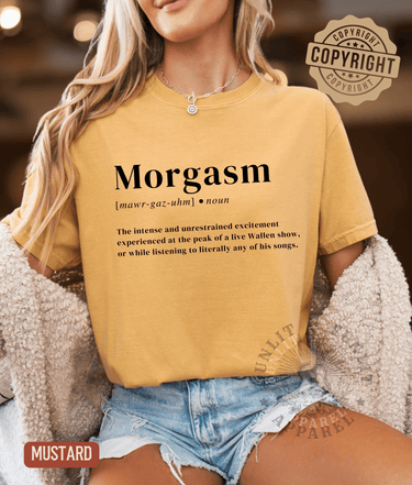 Morgasm Country Concert Tee - Sunlit Funlit | Graphic Tees for Country Concert Addicts